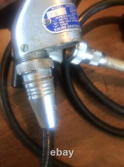 1953 Shure Brothers 55S Unidyne Dynamic Cardioid Microphone WithCable/Stand -Elvis