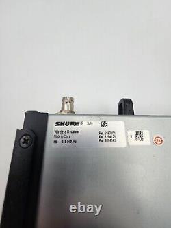 2 Bracketed SHURE SLX4 WIRELESS RECIEVERS 518-542 MHz