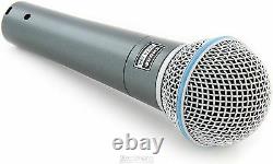 (2) New Shure BETA 58A Vocal Mics Authorised Dealer Make Offer Buy It Now