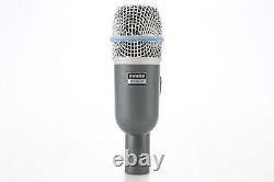 2 Shure Beta 56 Dynamic Super-Cardioid Percussion Microphones with Case #47008