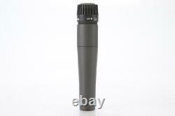 2 Shure SM57 Dynamic Cardioid Microphones with Clips & Case #45405