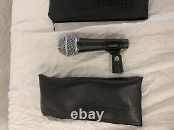 (2) Shure SM58, (1)SM48 Dynamic Handheld Vocal Microphone with Shure Bag and Mount