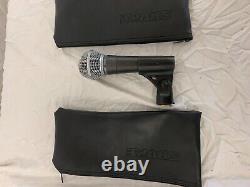 (2) Shure SM58, (1)SM48 Dynamic Handheld Vocal Microphone with Shure Bag and Mount