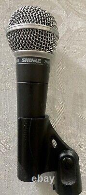 (2) Shure SM58-LC Dynamic Wired XLR Professional Microphones