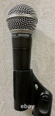(2) Shure SM58-LC Dynamic Wired XLR Professional Microphones