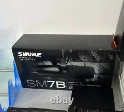 2023 NEW Shure SM7B Cardioid Dynamic Vocal Microphone Black