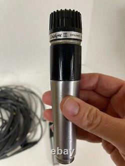 2x Shure Brothers Unidyne III Model 545 Dynamic Cardioid Microphones with XLRs