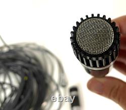 2x Shure Brothers Unidyne III Model 545 Dynamic Cardioid Microphones with XLRs
