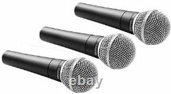 3 Pack Shure SM58-LC Dynamic/Vocal Microphones