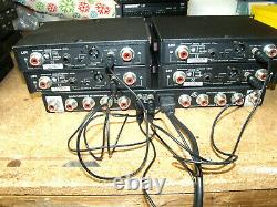 4 x Shure LX4 Wireless Receivers with WA405 Power Supply center & Power Cables