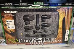 Authentic PGA Drum Kit 5 Shure Drum Microphone Kit