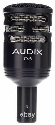 BRAND NEW Audix D6 Dynamic Cable Professional Microphone (Shure, Sennheiser, AT)