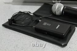 DUAL Shure SLX1 SLX2 SLX4 Wireless Handheld & Lav Microphone System J3 572-596