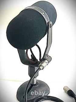 Famous 1960's Shure SM5B Dynamic Microphone, new foams, tests with awesome sound