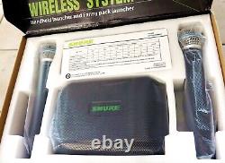 GLXD24 Vocal Dual Channel Wireless Microphone SHURE 2 MIC BETA58A Cordless GLXD4