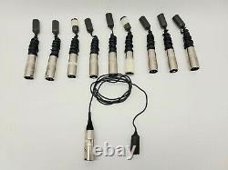 Lot of 10 Shure SM11 Dynamic Lavalier Microphone Working & Tested