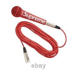NEW! Authentic RED Supreme Shure SM58 Vocal Microphone Fast Free Shipping