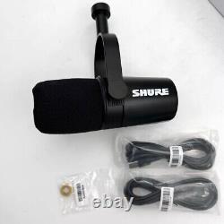 NEW Shure MV7 Cardioid Dynamic Vocal / Broadcast Microphone USB & XLR Outputs