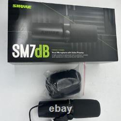 NEW Shure SM7DB Active Dynamic Cardioid Vocal Microphone with Built-in Preamp