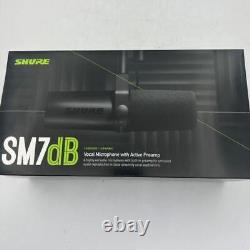 NEW Shure SM7DB Active Dynamic Cardioid Vocal Microphone with Built-in Preamp