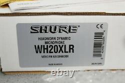 NEW Shure WH20XLR Dynamic Headset Microphone with XLR connector FREE S&H