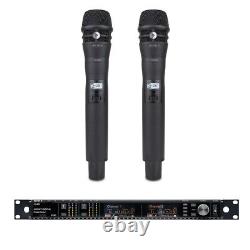 New AD4D Dual KSM8 Wireless DJ Karaoke Microphone Digital System 500M Best Mics