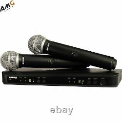 New Shure BLX288 Dual-Channel Handheld Wireless Microphone System with 2 PG58