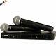 New Shure Blx288 Dual-channel Handheld Wireless Microphone System With 2 Pg58