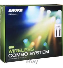 New Shure BLX288/PG58 Handheld Wireless Microphone System Come with 2 Microphone