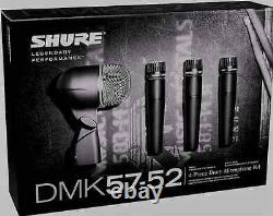 New Shure DMK57-52 Drum Mic Kit Authorised Dealer Make Offer Buy It Now