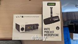 Package Deal Shure MV7X XLR Podcast Dynamic Microphone + Audio Interface Packag