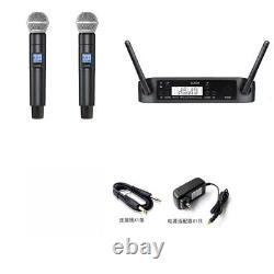 Professional SM UHF Wireless Karaoke DJ Microphone System Dual 58 Handheld Sing