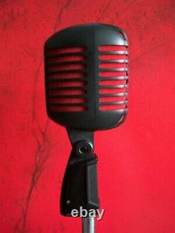 Rare Shure 55 Super 55-BCR dynamic cardioid microphone red / black w pouch