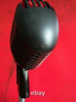 Rare Shure 55 Super 55-BCR dynamic cardioid microphone red / black w pouch