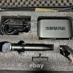 SHURE GLXD24/BETA58A Digital Vocal Wireless System Handheld Microphone Working
