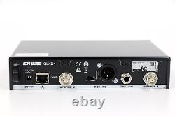 SHURE QLXD4 H50 534-598MHz Wireless Microphone Receiver with AC Adapter