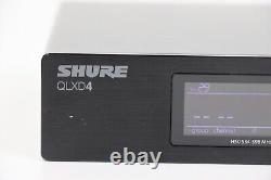 SHURE QLXD4 H50 534-598MHz Wireless Microphone Receiver with AC Adapter