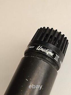 SHURE SM57 UNIDYNE III MICROPHONE Made In USA- VINTAGE CLASSIC! Works Good