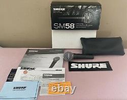 SHURE SM58-LC SM 58 Dynamic Vocal Professional Wired Microphone WithBox & Bag