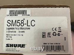SHURE SM58-LC SM 58 Dynamic Vocal Professional Wired Microphone WithBox & Bag