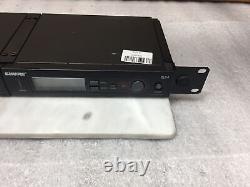 Set of 2 Shure SLX4 G4 470-494 MHz Receivers with Rack Ears TESTED AND WORKING