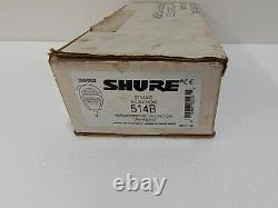 Shure 514B Dynamic Cable Professional Microphone