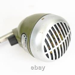 Shure 520DX Green Bullet Harmonica Omnidirectional Dynamic Microphone