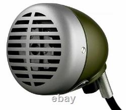 Shure 520DX Harmonica Mic Omnidirectional Dynamic Green Bullet Microphone 520 DX