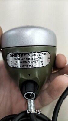 Shure 520DX Harmonica Microphone Nobox Tested & Works From Japan