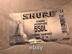 Shure 550L Omnidirectional Dynamic Base Station Microphone Free Shipping