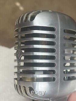 Shure 55S Series Iconic Unidyne Dynamic Vocal Vintage Microphone Untested