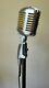 Shure 55sw Dynamic Mic With Cable And Stand Tested And Works