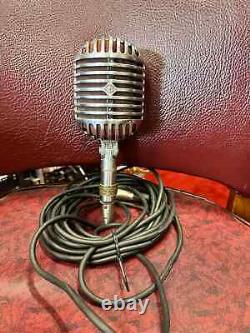 Shure 55c dynamic microphone hi impedance fatboy