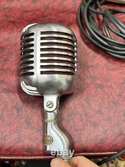 Shure 55c dynamic microphone hi impedance fatboy